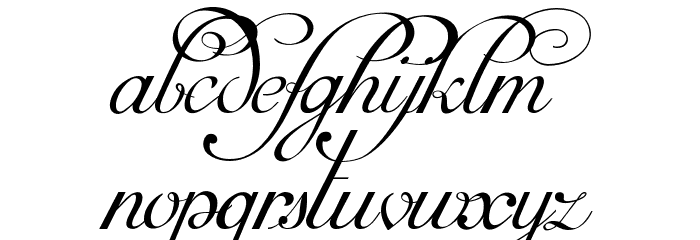 Mirella Script Limited Free Version.vfb Шрифта строчной
