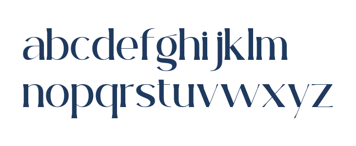 Mirelline Regular Lowercase