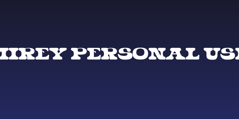 Mirey Personal Use Social Header