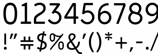 Miriam Libre Regular Font OTHER CHARS