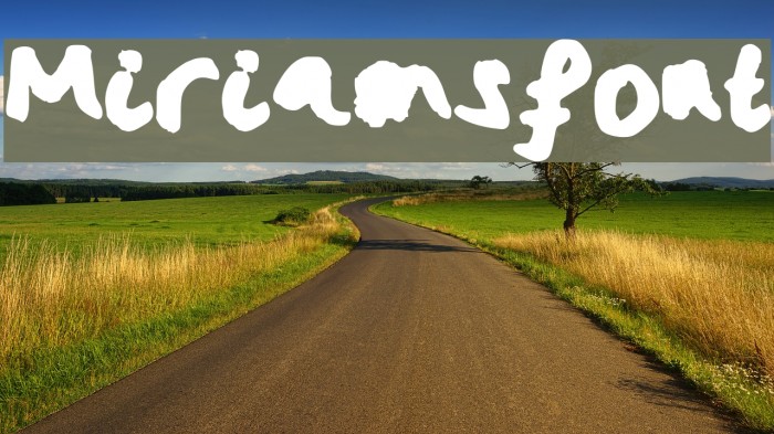 Miriamsfont Example 1