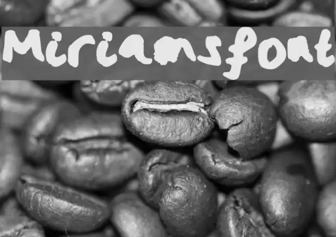 Miriamsfont Font examples