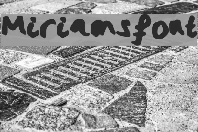 Miriamsfont Font examples