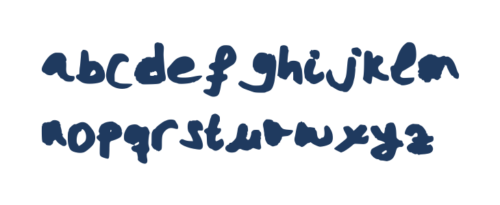 Miriamsfont Lowercase