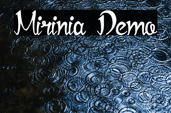 Mirinia Demo Example 1