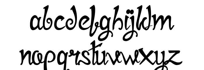 Mirinia Demo Font LOWERCASE