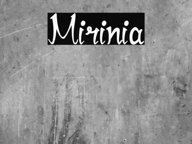 Mirinia Example 1