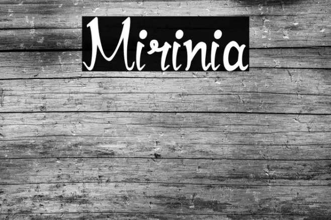Mirinia Example 3