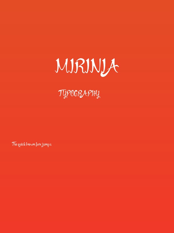 Mirinia Poster