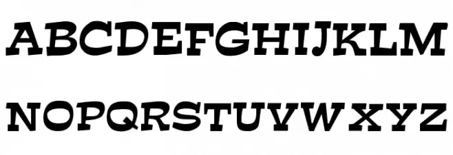 Mirisch Normal Font Litere mari