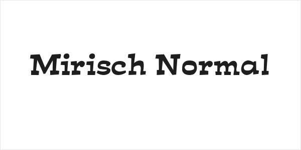 Mirisch Normal Logo