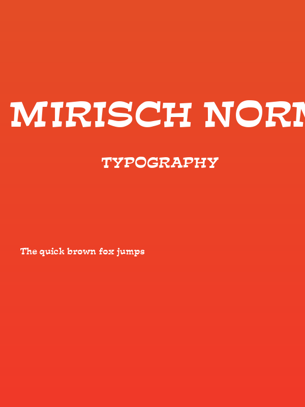 Mirisch Normal Poster