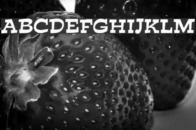 Mirisch Font examples