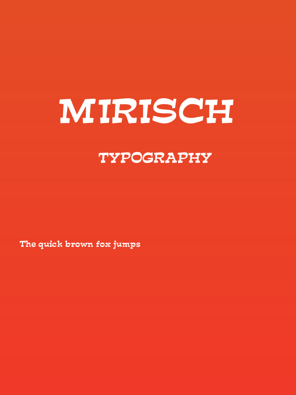 Mirisch Poster