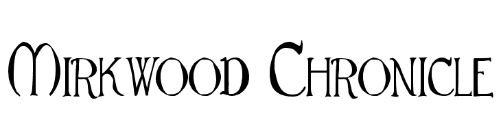 Mirkwood Chronicle  नि: शुल्क फ़ॉन्ट्स डाउनलोड