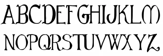 Mirkwood Chronicle Polices MAJUSCULES