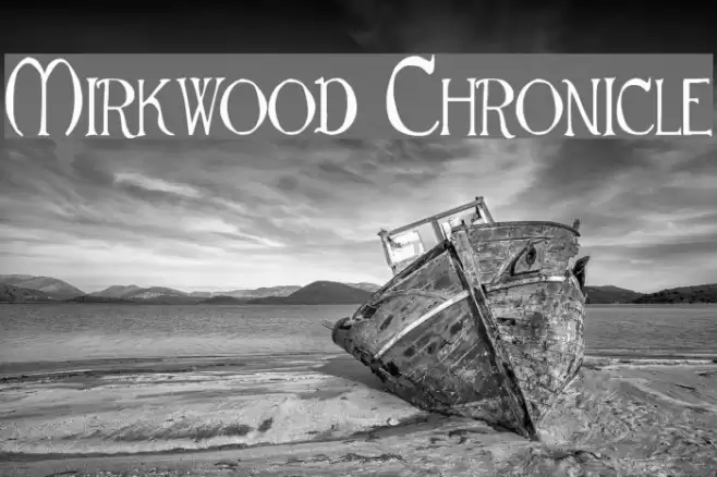 Mirkwood Chronicle Font examples