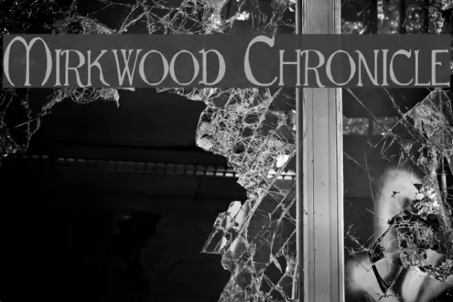 Mirkwood Chronicle Font examples