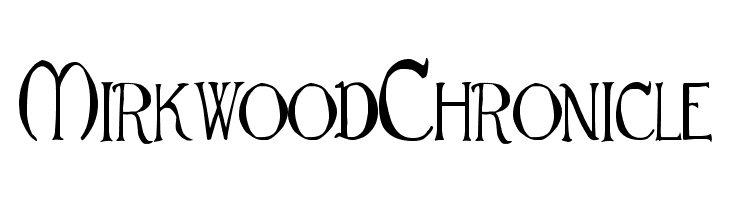 MirkwoodChronicle  免费字体下载