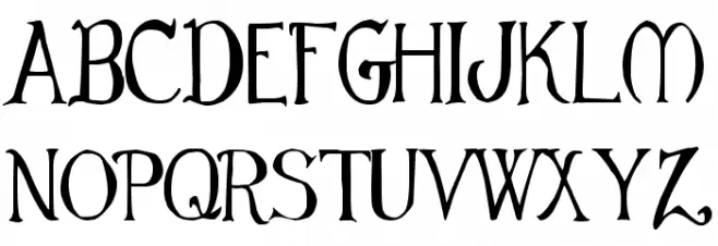 MirkwoodChronicle Schriftart Groß