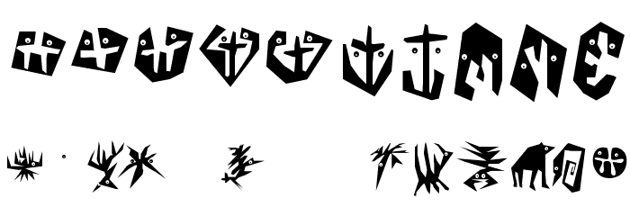 Mirobattz Font OTHER CHARS