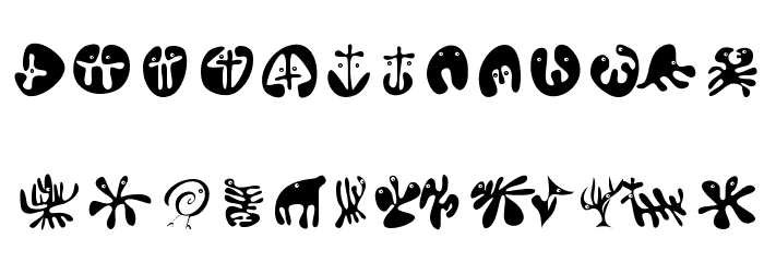 Mironikas Font LOWERCASE