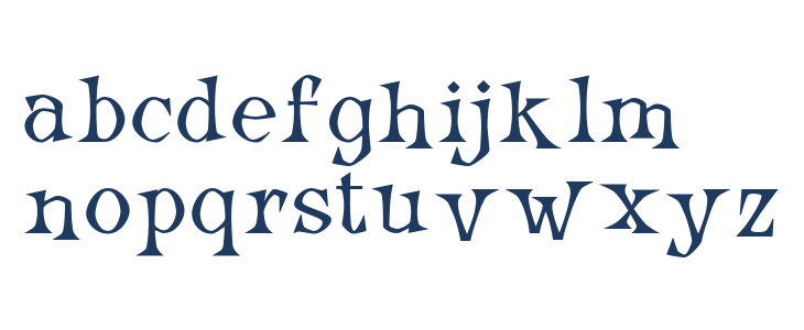 Mironta free version Regular Lowercase