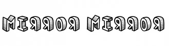 Mirror Mirror  Frei Schriftart Herunterladen