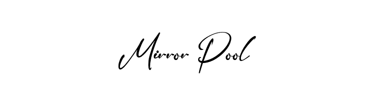 Mirror Pool  नि: शुल्क फ़ॉन्ट्स डाउनलोड