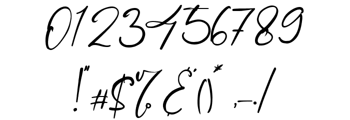 Mirror Pool Font OTHER CHARS