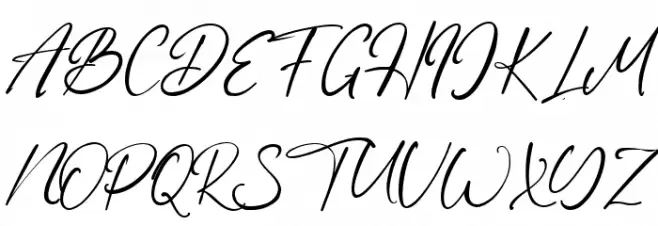 Mirror Pool Schriftart Groß