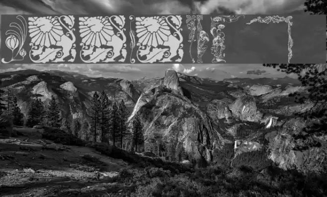 MirrorImage  Font examples