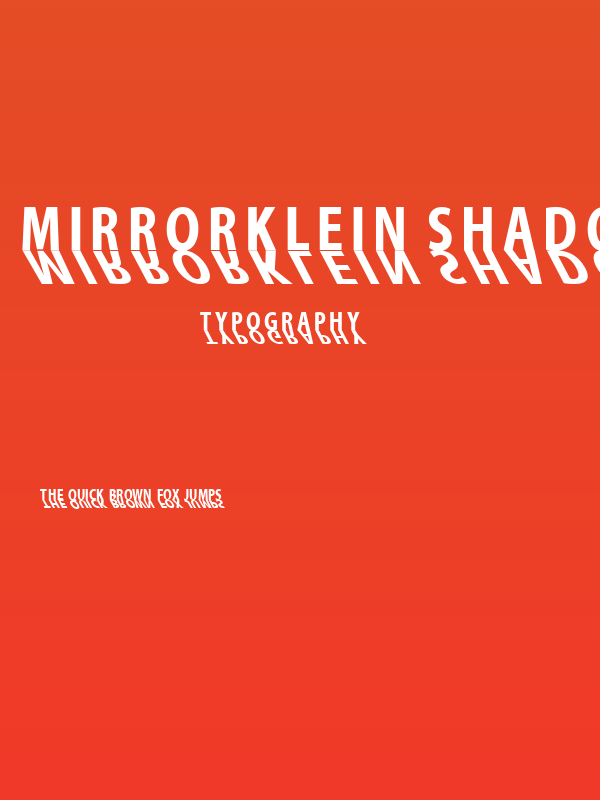 MirrorKlein Shadows Poster