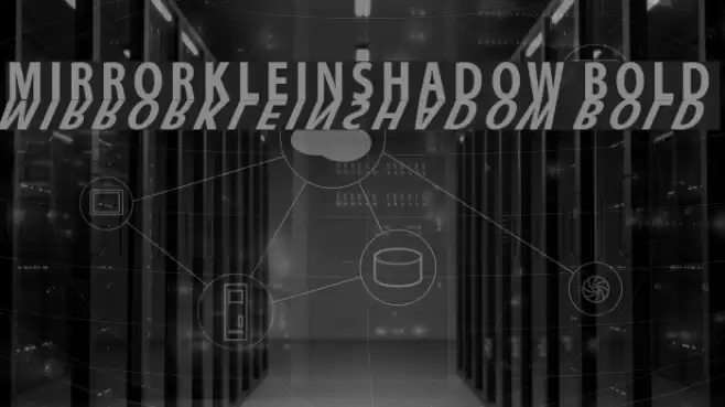 MirrorKleinShadow Bold Font examples