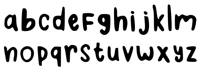 Mirsyiii Regular Font LOWERCASE