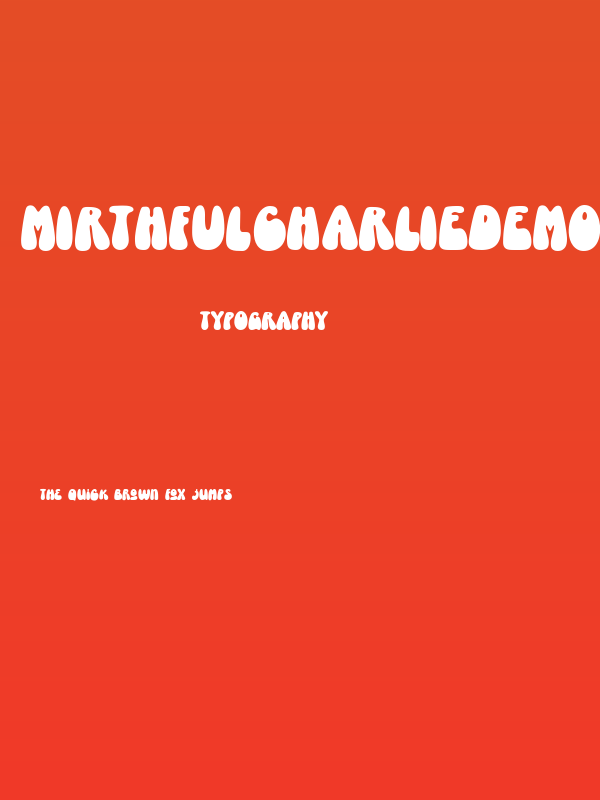 MirthfulCharlieDemo Poster