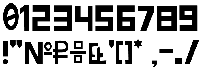 Misakishevik Font OTHER CHARS