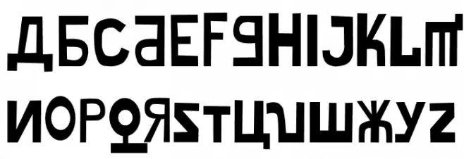 Misakishevik 字体 大写
