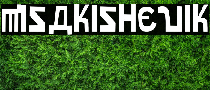 Misakishevik Font examples