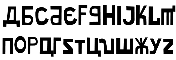 Misakishevik Font LOWERCASE