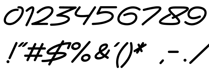 Misano Font OTHER CHARS