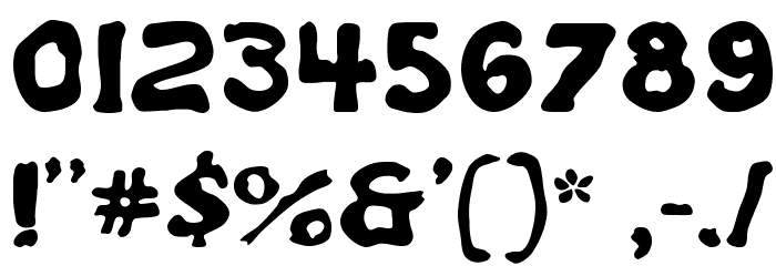 Misbehavin' Font OTHER CHARS