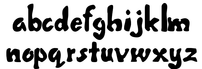 Misbehavin' Font LOWERCASE