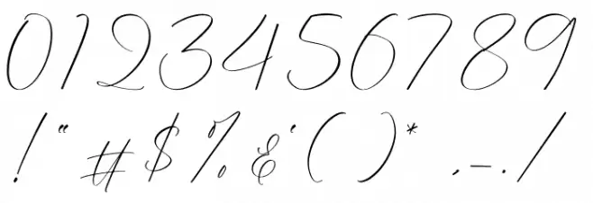 Misbotty Font OTHER CHARS