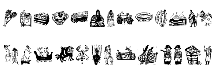 MiscellenDecO4 Font LOWERCASE