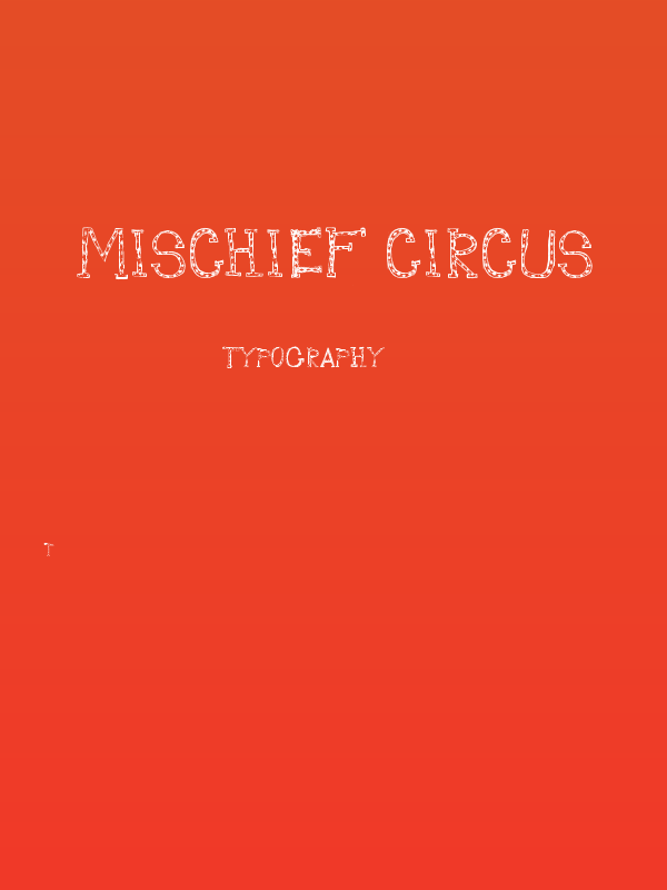 Mischief Circus Poster