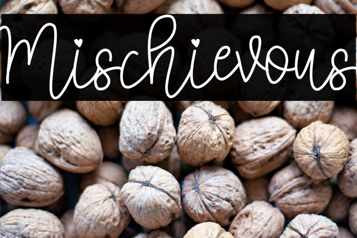 Mischievous Font examples