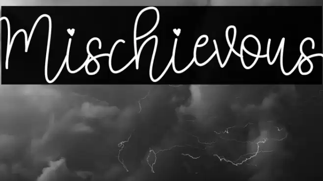 Mischievous Font examples