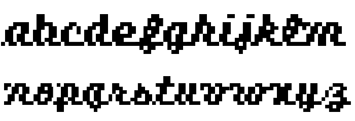Mischke Bold Font LOWERCASE