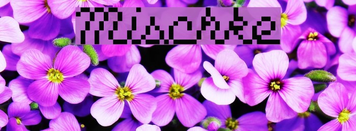 Mischke Font examples